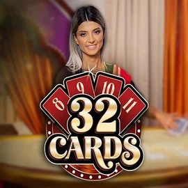 32 Cards slot icon by Ezugi, available at Gambloria Casino