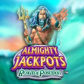 Official Jackpots logo: Almighty Jackpots – Realm of Poseidon by Novomatic at Gambloria Casino