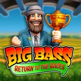 Big Bass Return to the Races logo – Slots by Pragmatic Play at Gambloria Casino