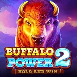 Buffalo Power 2: Hold and Win slot logo by Playson at Gambloria Casino