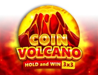 Coin Volcano online game logo by 3 Oaks Gaming on gambloriaa.com