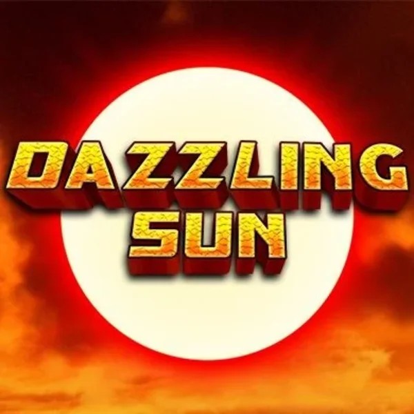 Dazzling Sun slot logo by Win Studios at Gambloria Casino
