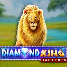 Official Jackpots logo: Diamond King Jackpots by SpinPlay Games at Gambloria Casino