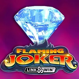 Flaming Joker Link and Win logo by Barstruck at Gambloria Casino