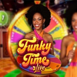 Official Live Casino logo: Funky Time by Evolution at Gambloria Casino