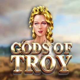 Gods of Troy by Red Tiger Gaming, showcased at gambloriaa.com – game logo