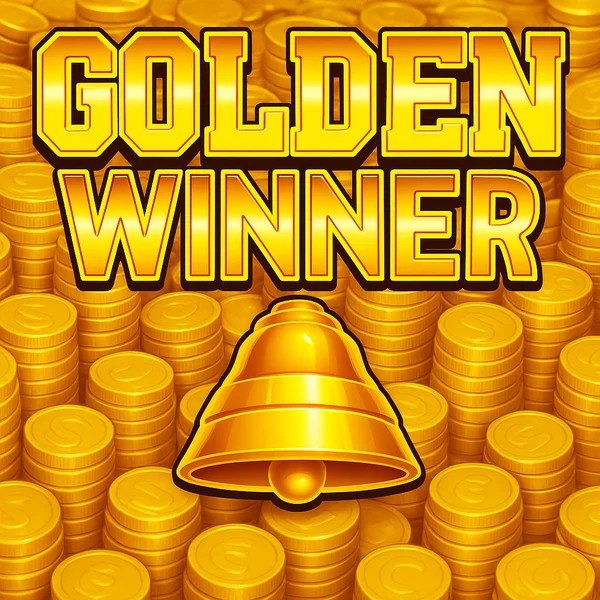 Golden Winner logo by Inspired Gaming at Gambloria Casino