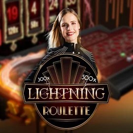 Lightning Roulette casino game by Evolution – featured logo at Gambloria Casino