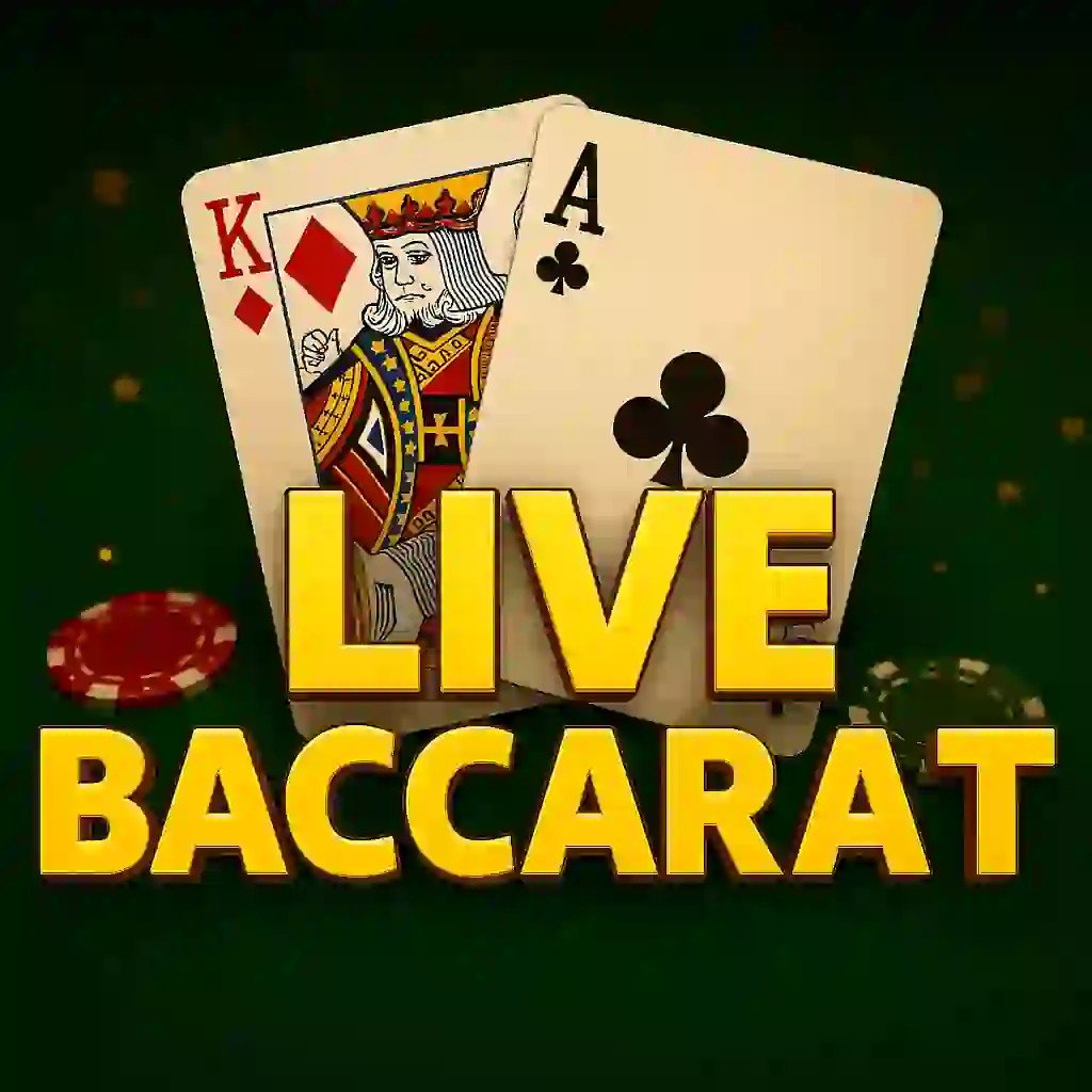 Live Casino logo of Live Baccarat from Evolution at Gambloria Casino