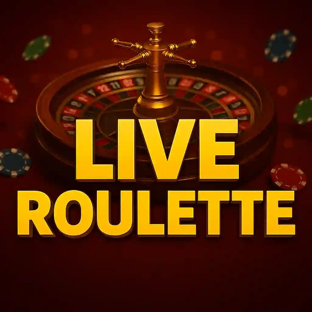 Live Roulette online game logo by Evolution on gambloriaa.com