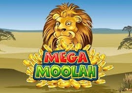 Official Slots logo: Mega Moolah slot by Games Global at Gambloria Casino