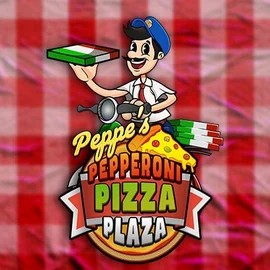 Peppe’s Pepperoni Pizza Plaza logo by Pragmatic Play Gambloria Casino