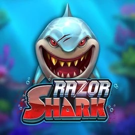 Razor Shark slot logo by Push Gaming at Gambloria CasinoRazor Shark