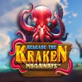 Release the Kraken Megaways logo by Pragmatic Play at Gambloria Casino
