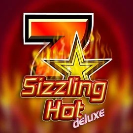 Slots logo of Sizzling Hot Deluxe from Novomatic at Gambloria Casino