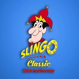 Slingo Classic 20th Anniversary logo by Slingo Gambloria Casino