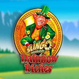 Slingo Rainbow Riches casino game by Gaming Realms – featured logo at Gambloria Casino