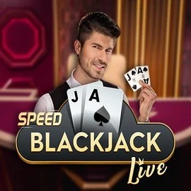 Speed Blackjack logo – Live Casino by Pragmatic Play at Gambloria Casino