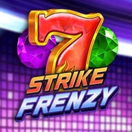 Strike Frenzy slot logo by Pragmatic Play at Gambloria Casino