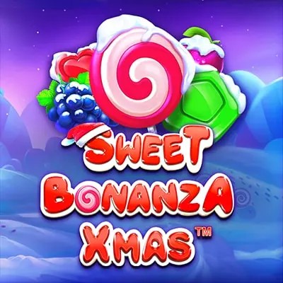 Official Slots logo: Sweet Bonanza Xmas Slot by Pragmatic Play at Gambloria Casino