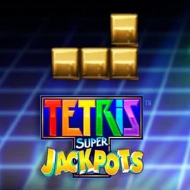Tetris Super Jackpots game by WMS – logo hosted on Gambloria Casino