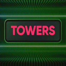 Towers slot logo by Turbo Games at Gambloria Casino