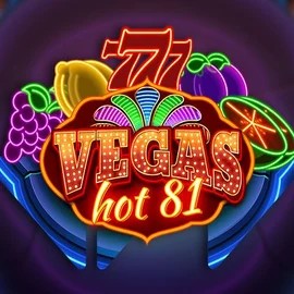 Vegas Hot 81 online game logo by Wazdan on gambloriaa.com