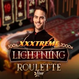 Live Casino logo of XXXtreme Lightning Roulette from Evolution at Gambloria Casino